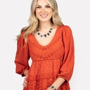 Albuquerque Artisan - Black Stone and Silver Statement Necklace