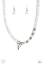 Pearl Necklace with Crystal Bow - Classy Cadenza