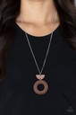Homespun Stylist - Brown Wood Necklace
