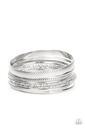 Circlet Circus - Silver Bangle Stack Bracelet