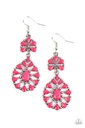 Hot Pink Earrings Dangle - Posh Palooza