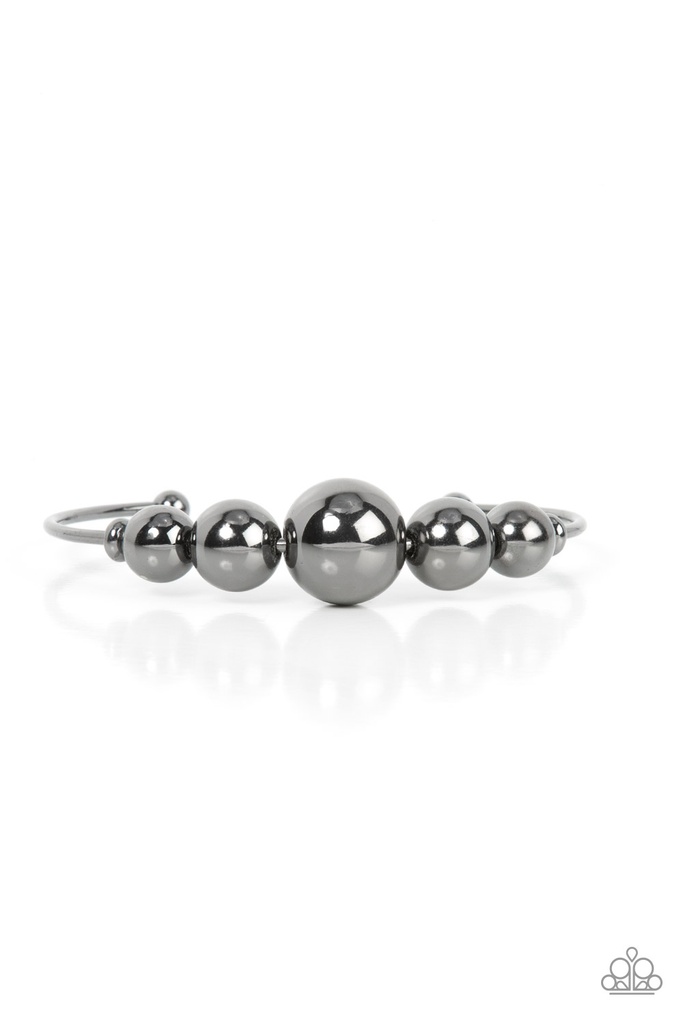 Black Metal Cuff - Bead Creed