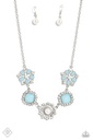 Blue Bead and Baroque Pearl Jewelry Set with Crystals - Fashion Fix - European Crown