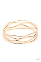 A Narrow ESCAPADE - Gold Bangle Bracelet