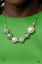 Big Pearl Jewelry Set with Crystals in Silver - Fashion Fix - Ballerina