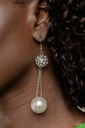 Big Pearl Jewelry Set with Crystals in Silver - Fashion Fix - Ballerina