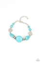 Western Turquoise Stone Clasp Bracelet - Mesa Vista