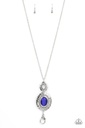 Blue Moonstone Lanyard Necklace - Fairytale Finesse