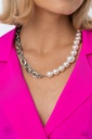 Pearl and Crystal Jewelry Set in Silver - Fashion Fix - American Pearl