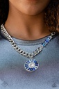 Blue Jewelry Set in Silver with Crystals - Fashion Fix - Talent Stacked