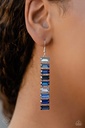 Blue Jewelry Set in Silver with Crystals - Fashion Fix - Talent Stacked