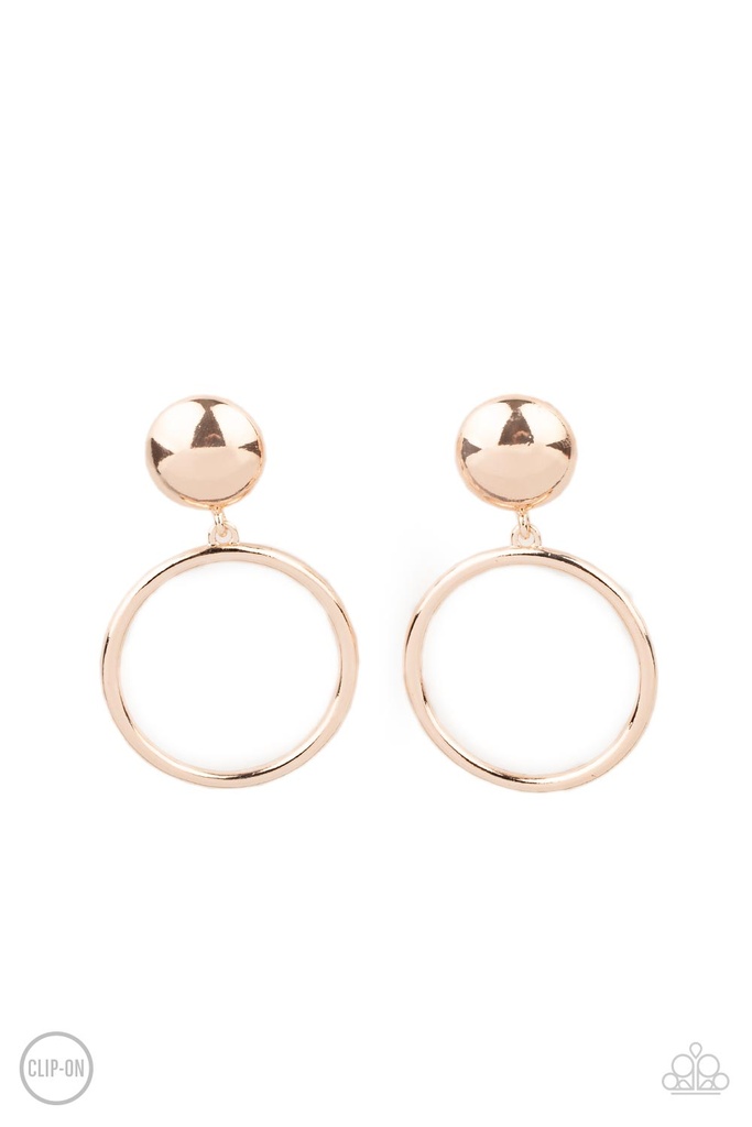 Clip On Earrings in Rose Gold Non Pierced Earrings — Classic Candescence