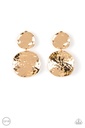 Clip On Earrings in Gold Discs Non-Pierced Earrings — Rush Hour