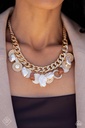 Tiger's Eye Stone and Baroque Pearl Jewelry Set in Gold - Fashion Fix - Sea Here