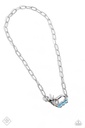 Blue and White Crystal Jewelry Set in Silver - Fashion Fix - String