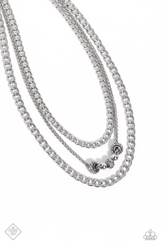 Layered Chains Jewelry Set with Crystals - Fashion Fix - Loyalty
