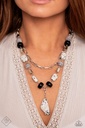 Black Stone Jewelry Set with Beads - Fashion Fix - High-End