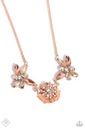 Rose Gold Jewelry Set with Champagne and Multi Colored Gems - Fashion Fix - Soft-Hearted