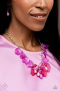 Orchid and Magenta Petals Jewelry Set with Baroque Pearls - Fashion Fix - Lush Layers