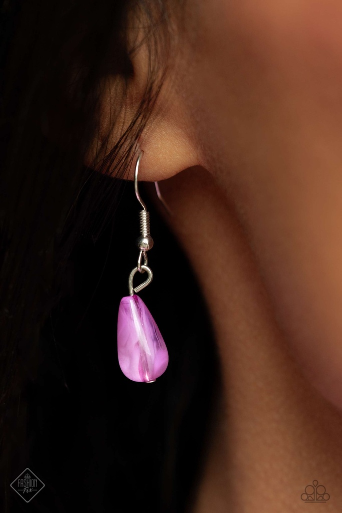 Orchid and Magenta Petals Jewelry Set with Baroque Pearls - Fashion Fix - Lush Layers