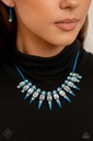 Metallic Blue Spike Jewelry Set - Fashion Fix - Punk Twist