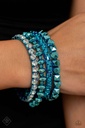 Metallic Blue Spike Jewelry Set - Fashion Fix - Punk Twist
