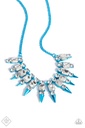 Metallic Blue Spike Jewelry Set - Fashion Fix - Punk Twist