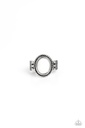 White Stone Stretch Ring Silver Adjustable Ring Band - Ranch Ready