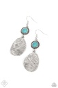 HOMESTEAD on the Range - Blue Stone and Silver Earrings