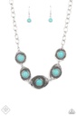 Textured Silver and Turquoise Jewelry Set Set