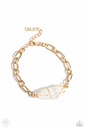 Earthy Jewelry Set in Gold with Crystals - Fashion Fix - Geode Mineral