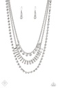Layered Crystal Jewelry Set in Silver - Fashion Fix - Stardust Twinkle