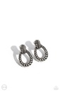 Clip On Earrings Western Rope in Silver Non-Pierced Earrings - Roping Rodeo