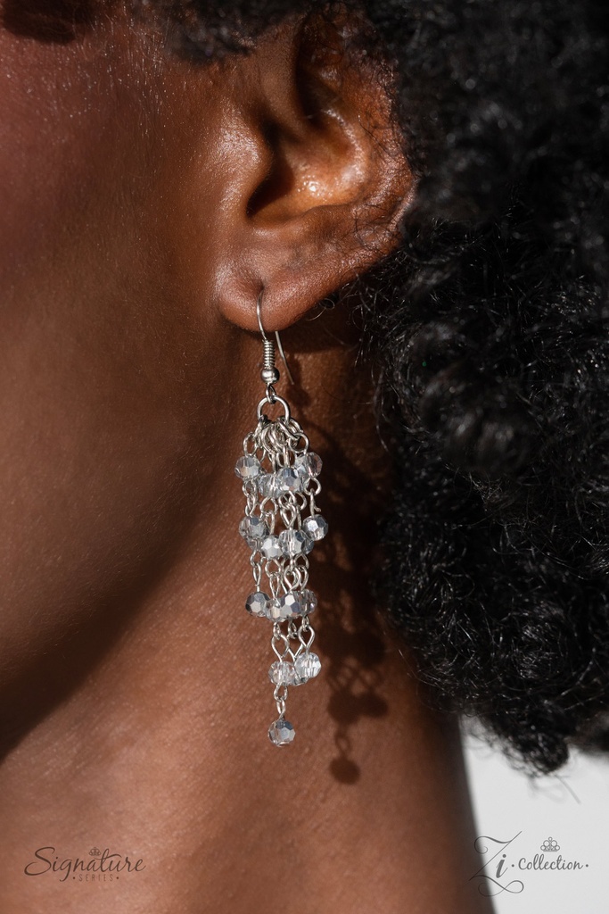 Statement Bib Necklace with Crystal Beads Fringe Jaw-Dropping Zi Necklace - The Stephanie