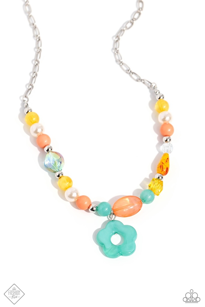Colorful Beaded Blue Daisy Jewelry Set - Fashion Fix - Daisy Town