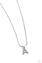 Letter Necklace in Dainty Silver Snake Chain - Seize the Initial