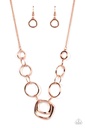 O-Rings Copper Necklace - Linked Up Luminosity