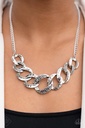 Silver Links and Hematite Jewelry Set - Fashion Fix