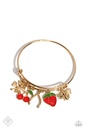 Strawberry Charm Jewelry Set in Gold - Fashion Fix - Fruit Festival