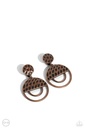 Industrial Clip On Earrings Hammered Copper Non-Pierced Earrings - ​Southern Souvenir