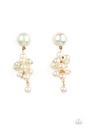 Iridescent Pearl Earrings with Gold Post - Don't Rock The YACHT
