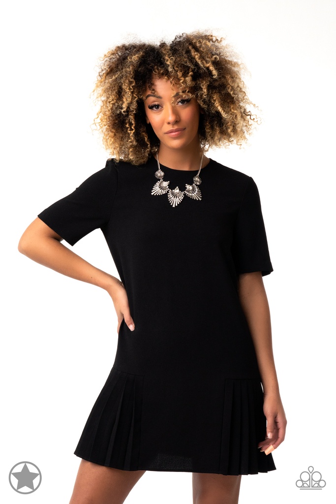 Miss YOU-niverse - Silver and Crystals Statement Necklace