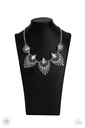 Miss YOU-niverse - Silver and Crystals Statement Necklace