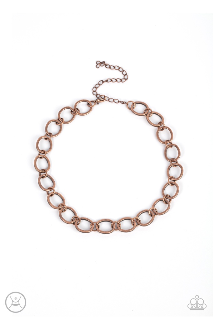 O-Ring Choker Necklace in Copper - 90s Nostalgia