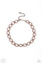 O-Ring Choker Necklace in Copper - 90s Nostalgia