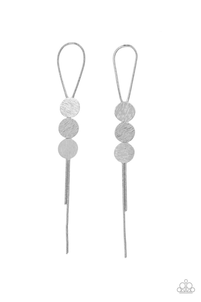 Long Earrings with Silver Post  - Bolo Beam