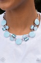 Enamel Jewelry Set with Crystals - Fashion Fix - Pastel Blue Dazzle