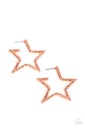 Star Earrings Copper Hoops - All-Star Attitude