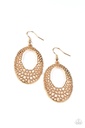 Dangle Earrings Gold - The Hole Nine Yards