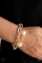 Jewelry Set with Pearls and Thick Gold Chain - Fashion Fix - Nautical Pier